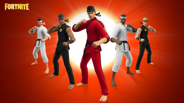 fortnite capitulo 3 temporada 1 colaboracion cobra kai skins objetos