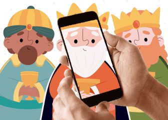 Una app para hacer videollamada con los Reyes Magos en el móvil