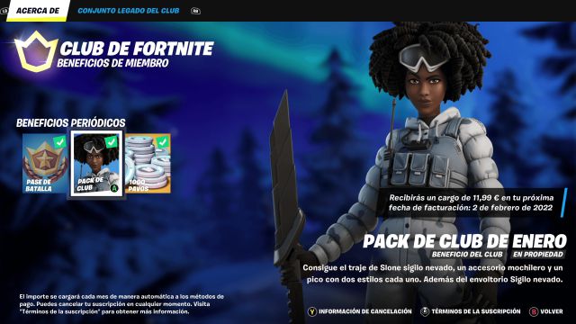  club fortnite febrero 2022 skin aftermath filtracion