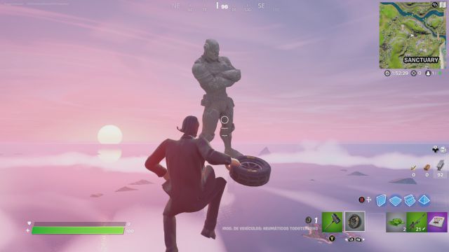 fortnite bug neumaticos todoterreno glitch fallo