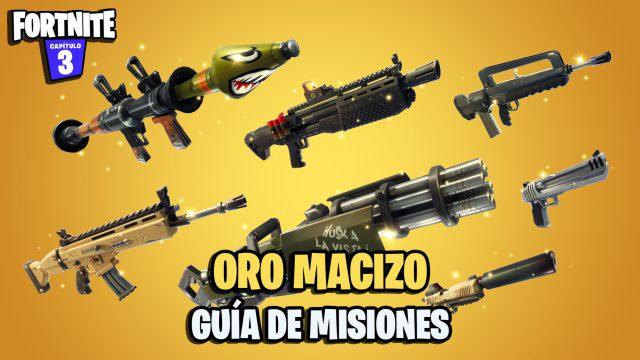 fortnite capitulo 3 temporada 1 evento oro macizo desafios misiones