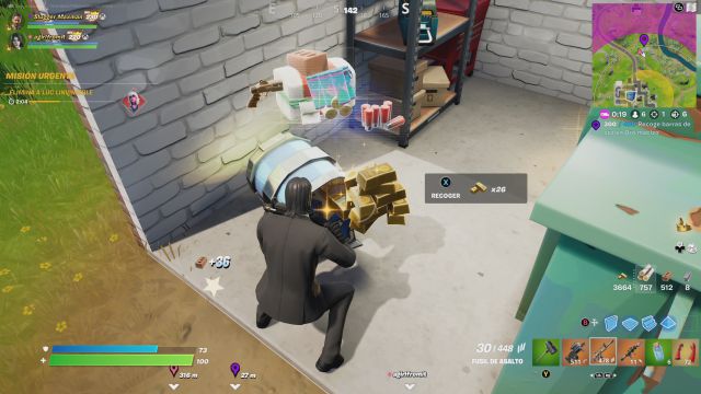 fortnite capitulo 3 temporada 1 evento oro macizo desafios misiones desafio mision recoge barras de oro en oro macizo