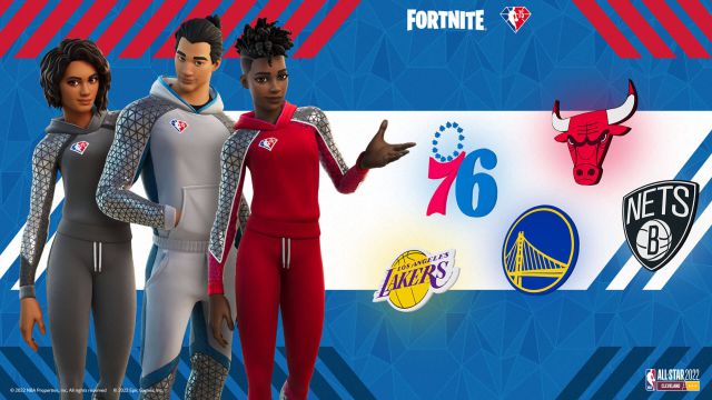 fortnite nba 75 all star skins desafios misiones central creativa