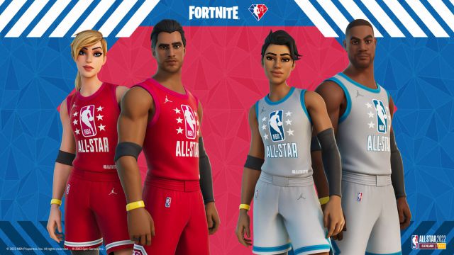 fortnite nba 75 all star skins desafios misiones central creativa