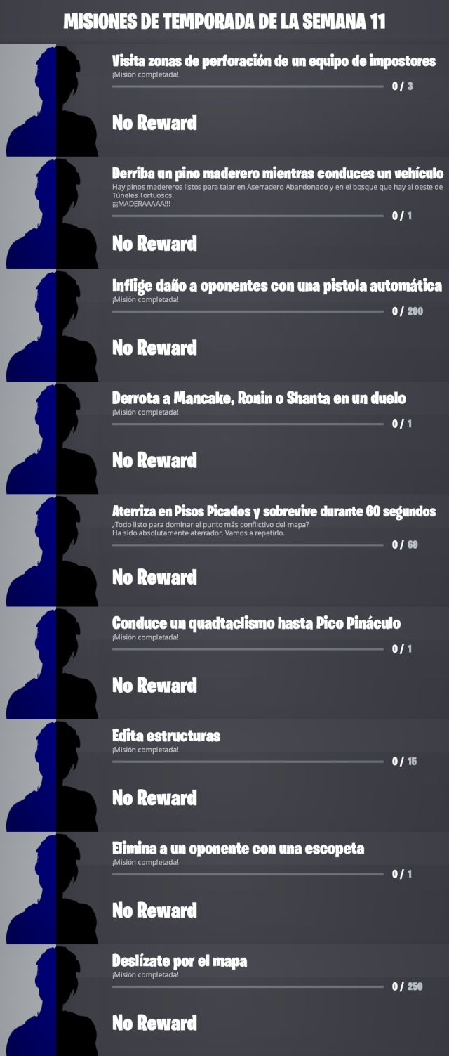 fortnite capitulo 3 temporada 1 desafios misiones semana 11