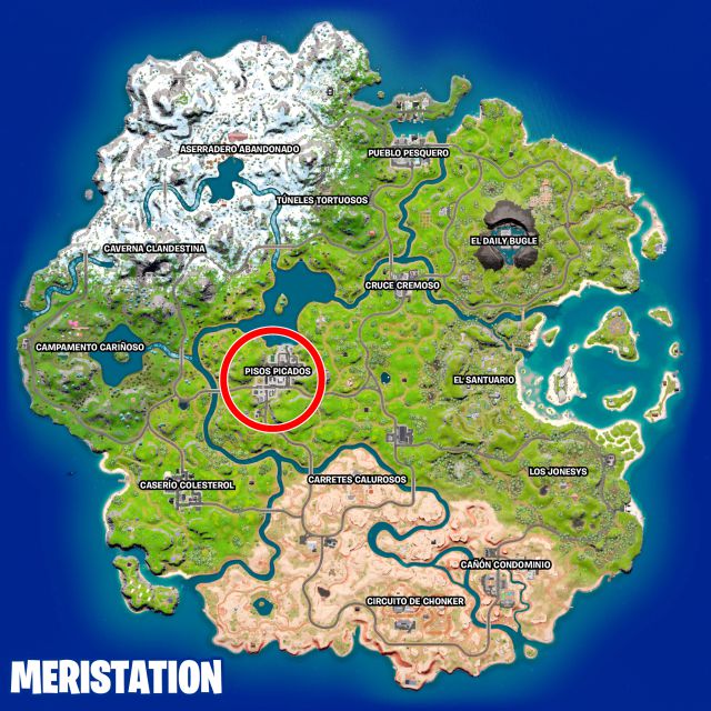 fortnite capitulo 3 temporada 1 desafios misiones semana 11 desafio mision aterriza en pisos picados y sobrevive durante 60 segundos