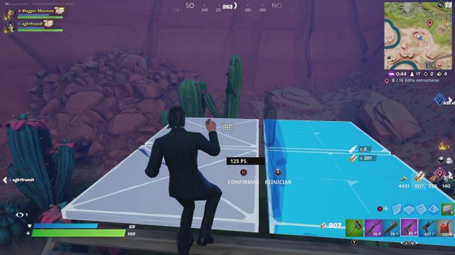 fortnite capitulo 3 temporada 1 desafios misiones semana 11 desafio mision edita estructuras