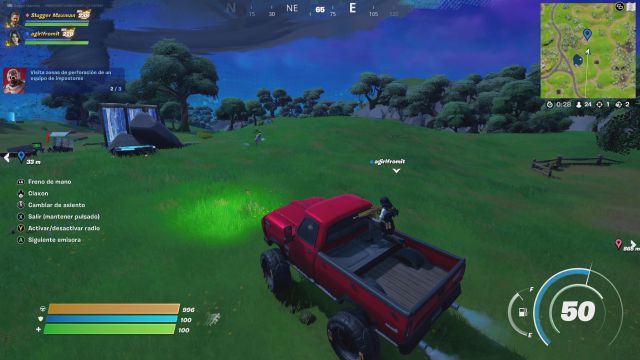 fortnite capitulo 3 temporada 1 desafios misiones semana 11 desafio mision visita zonas de perforacion de un equipo de impostores