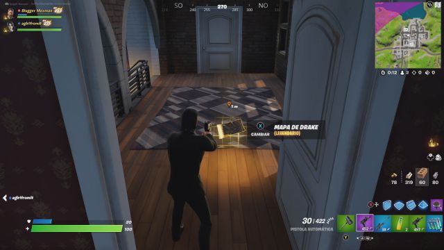 fortnite capitulo 3 temporada 1 nuevo objeto mapa de drake tesoro enterrado uncharted