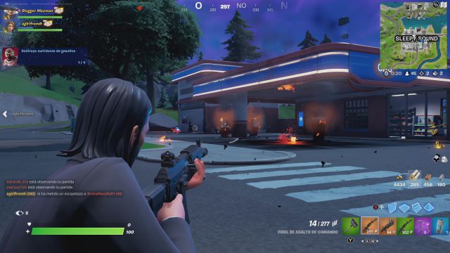 fortnite capitulo 3 temporada 1 desafios misiones semana 12 desafio mision destruye surtidores de gasolina