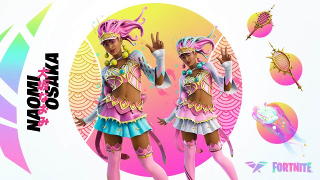 fortnite naomi osaka nuevo skin serie de idolos icon series como conseguirla