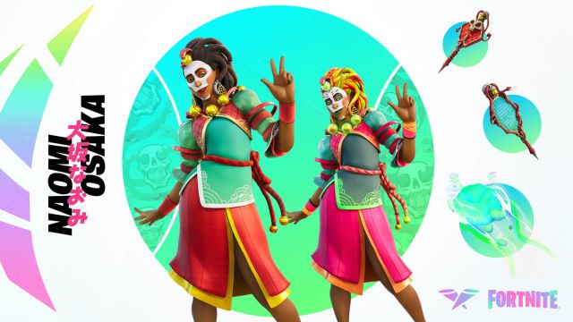 fortnite naomi osaka nuevo skin serie de idolos icon series como conseguirla
