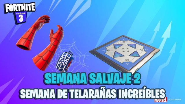 fortnite capitulo 3 temporada 1 semana salvaje 2 semana de telarañas increibles desafios misiones