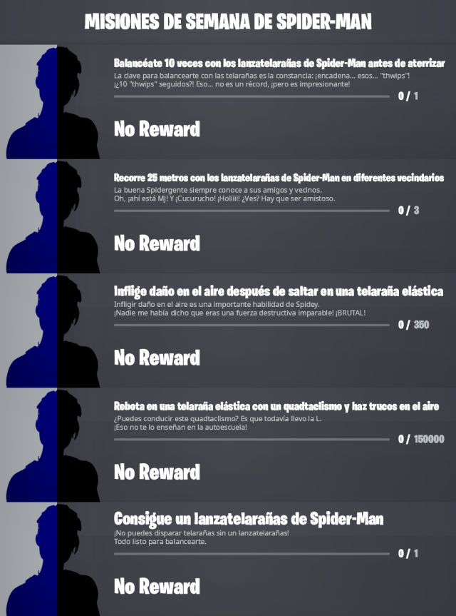 fortnite capitulo 3 temporada 1 semana salvaje 2 semana de telarañas increibles desafios misiones