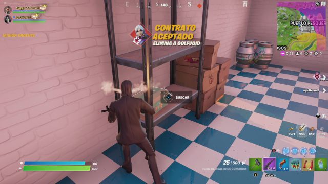 fortnite capitulo 3 temporada 1 desafios misiones semana 13 desafio mision abre cajas de alimentos en cañon condominio o pueblo pesquero