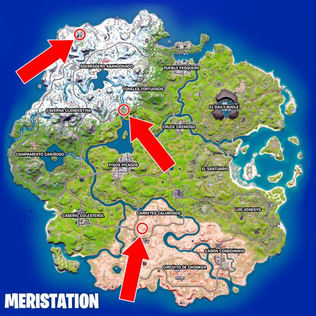 fortnite capitulo 3 temporada 1 desafios misiones semana 13 desafio mision usa los lanzatelarañas de spider-man y balanceate por debajo de un arco en arco desertico viaducto vasto o puente cubierto