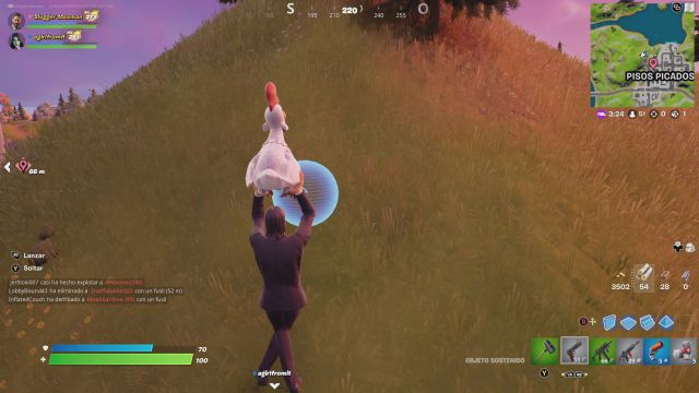 fortnite capitulo 3 temporada 1 semana salvaje 3 semana de arteria aviar desafios misiones desafio mision lanza pollos