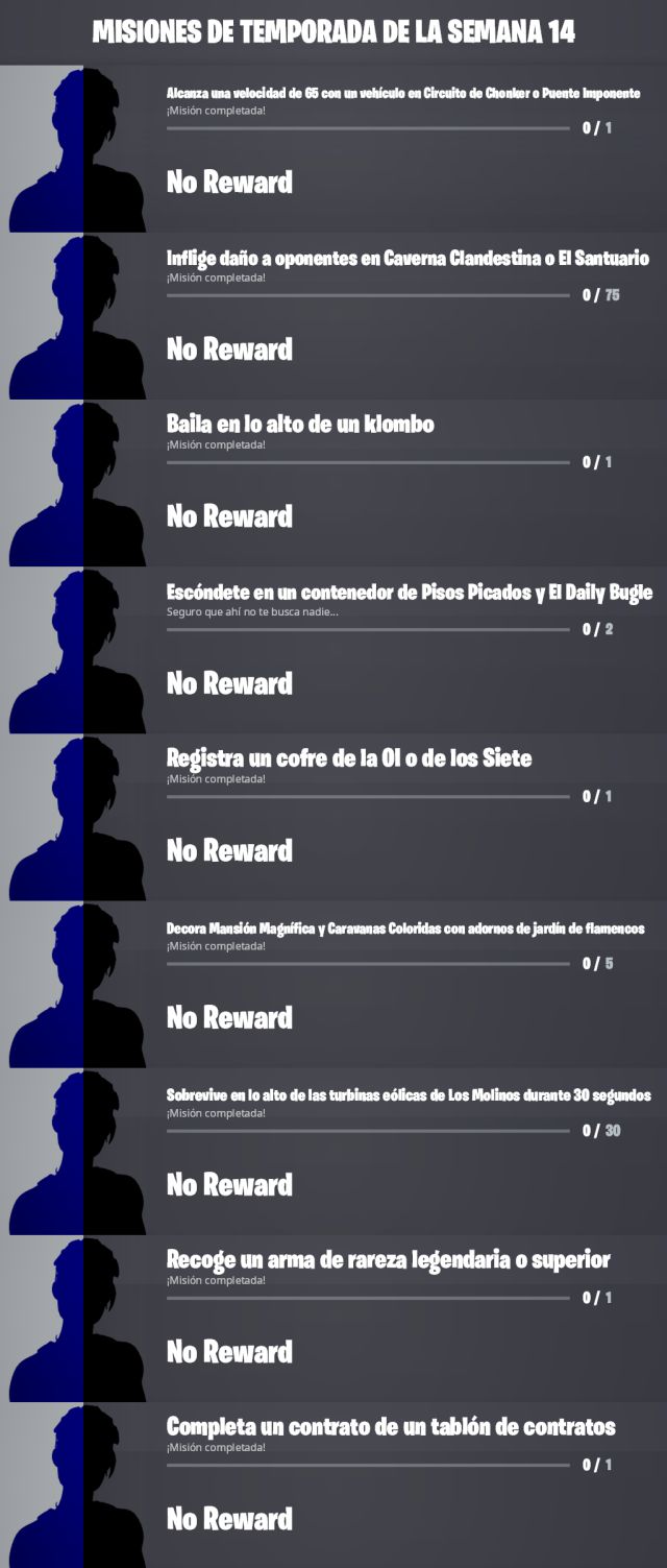 fortnite capitulo 3 temporada 1 desafios misiones semana 14
