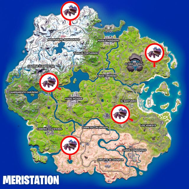 fortnite capitulo 3 temporada 1 desafios misiones semana 14 desafio mision baila en lo alto de un klombo