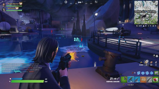 fortnite capitulo 3 temporada 1 desafios misiones semana 14 desafio mision inflige daño a oponentes en caverna clandestina o el santuario