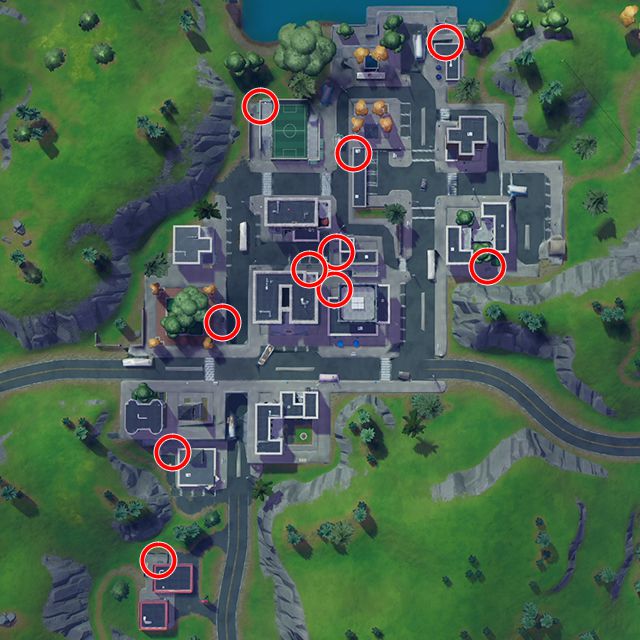 fortnite capitulo 3 temporada 1 desafios misiones semana 14 desafio mision escondete en un contenedor de pisos picados y el daily bugle
