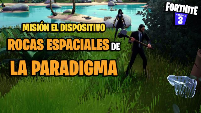 fortnite capitulo 3 temporada 1 desafios misiones el dispositivo desafio mision recibe tu siguiente objetivo en el santuario o en cualquier puesto de avanzada de los siete
