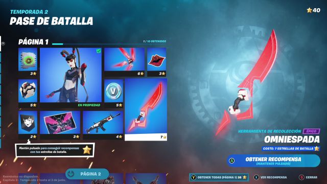 fortnite capitulo 3 temporada 2 omniespada donde estan todos los omnichips