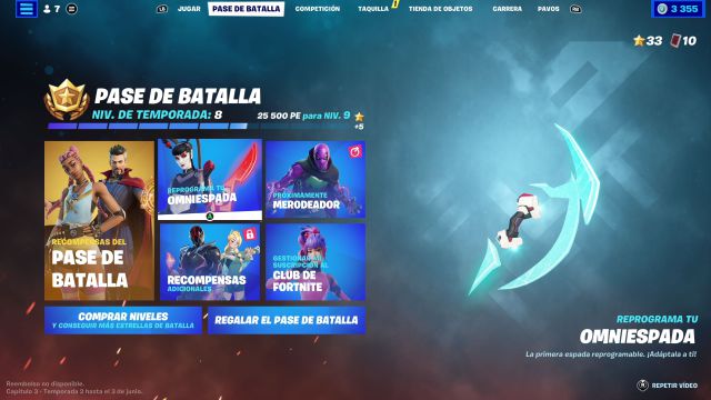 fortnite capitulo 3 temporada 2 omniespada donde estan todos los omnichips