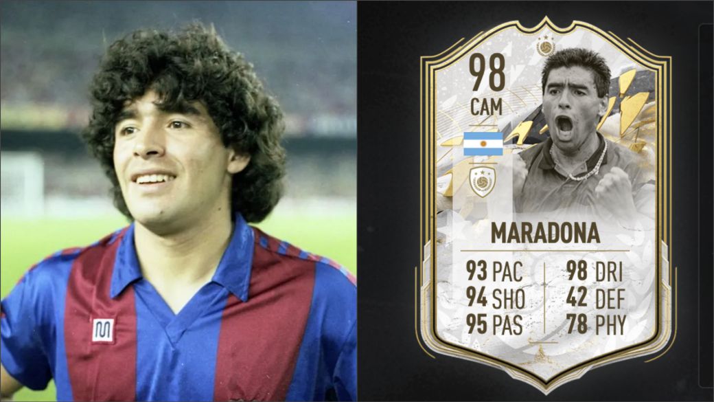 ¿Por que sacan a Maradona del FIFA