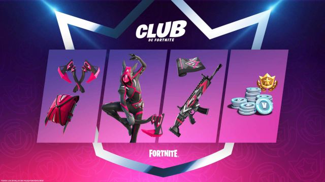  club de fortnite abril 2022 skin sayara