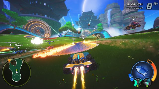 Turbo Golf Racing es la nueva y alocada mezcla de Rocket League y golf: primer tráiler