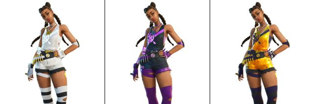 fortnite capitulo 3 temporada 2 super estilos pase de batalla skins sigilo plateado tempestad colorido kiara ko