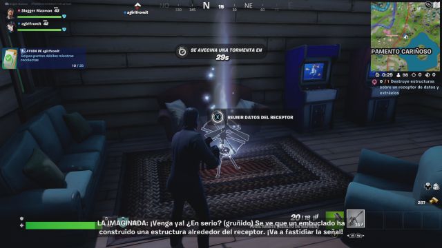 fortnite capitulo 3 temporada 2 desafios misiones resistencia semana 3 desafio mision establece conexion con el dispositivo cerca de campamento cariñoso o los jonesys