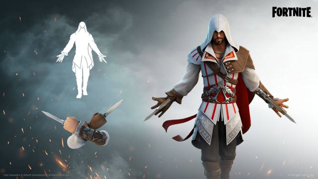 fortnite assassins creed ezio eivor skins como conseguirlos