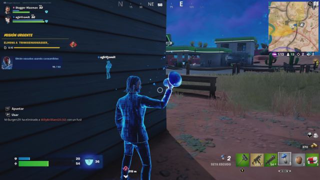 fortnite capitulo 3 temporada 2 desafios misiones semana 3 desafio mision obten escudos usando consumibles