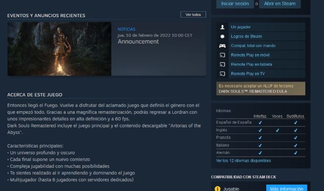 Saga Dark Souls En Pc Desaparecen Las Etiquetas Del Multijugador En Steam Meristation