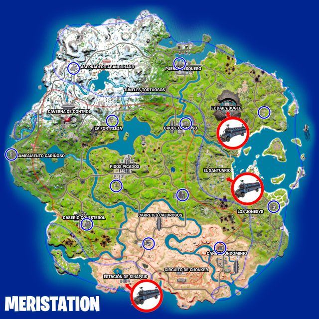 fortnite capitulo 3 temporada 2 desafios misiones semana 4 desafio mision visita gasolineras con un autobus de batalla