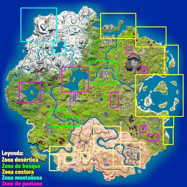 fortnite capitulo 3 temporada 2 desafios misiones semana 4 desafio mision pesca o recoge un pez termico