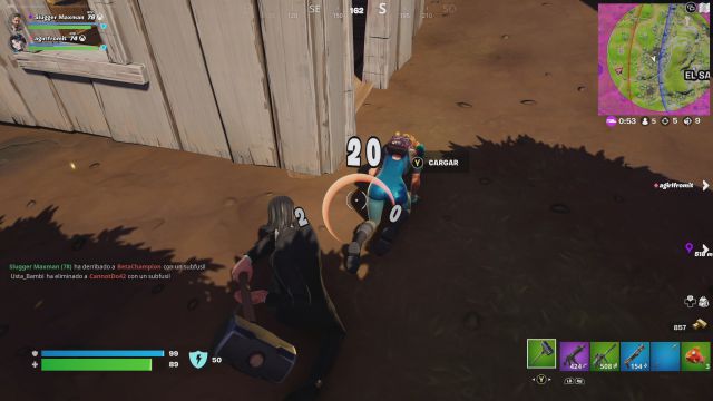 fortnite capitulo 3 temporada 2 desafios misiones semana 4 desafio mision inflige daño a oponentes con una herramienta de recoleccion