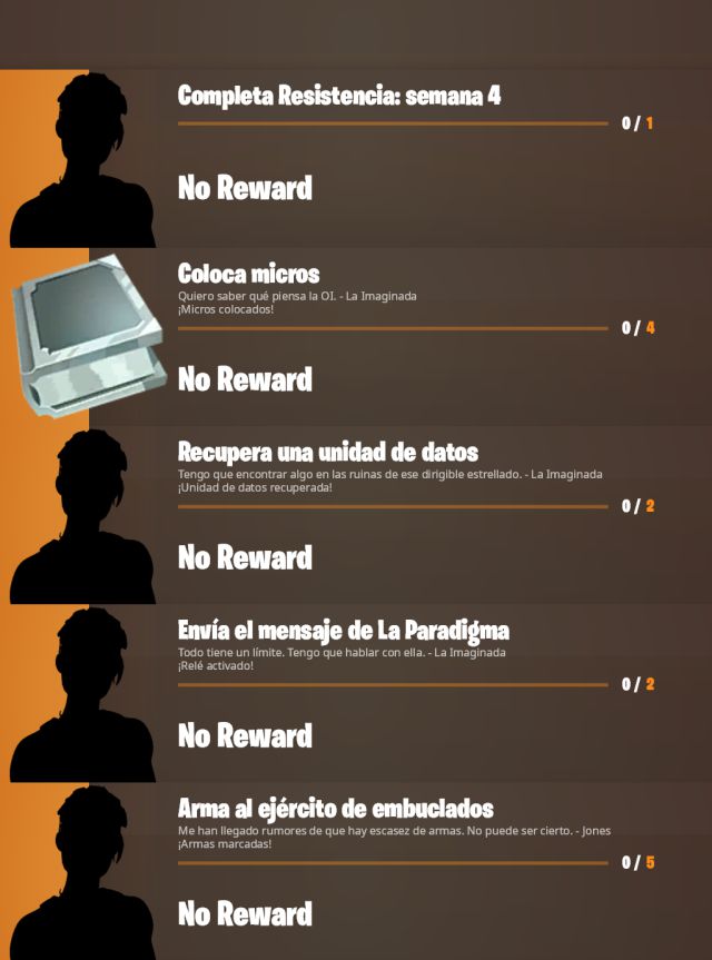 fortnite capitulo 3 temporada 2 desafios misiones resistencia semana 5