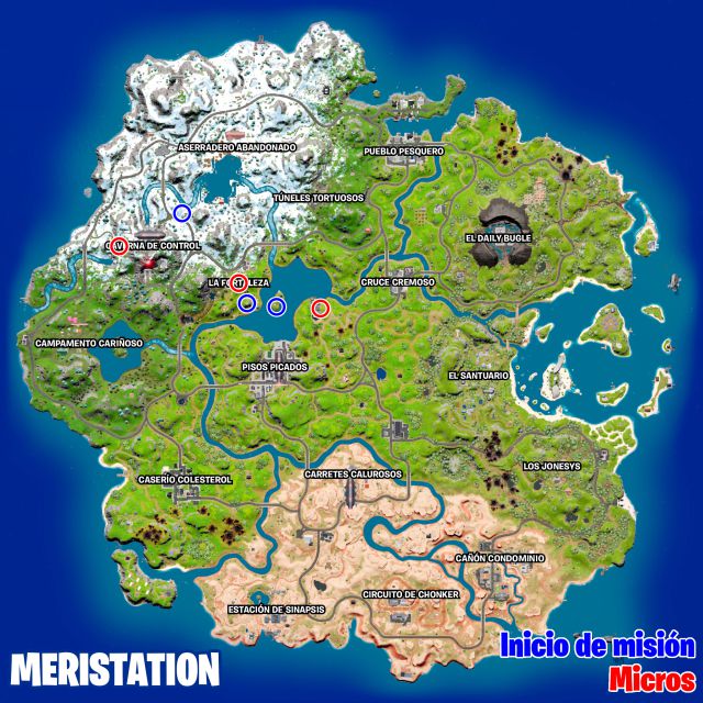 fortnite capitulo 3 temporada 2 desafios misiones resistencia semana 5 desafio mision establece conexion con el dispositivo cerca de caverna de control la fortaleza o balsa botin