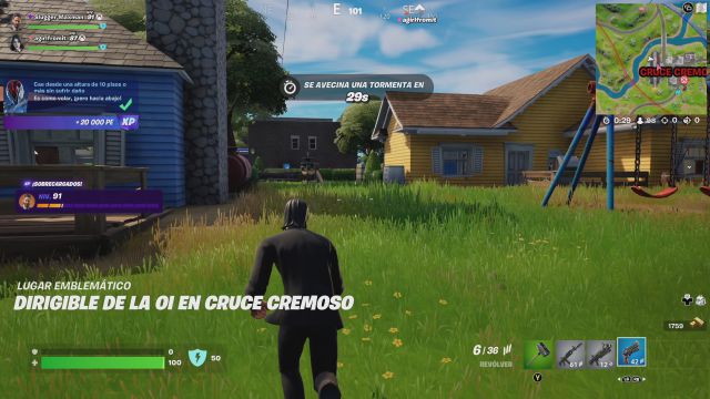 fortnite capitulo 3 temporada 2 desafios misiones semana 5 desafio mision cae desde una altura de 10 pisos o mas sin sufrir daño