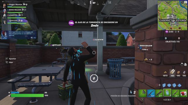 fortnite capitulo 3 temporada 2 desafios misiones semana 5 desafio mision consigue escudo con pociones de escudo pequeñas en una misma partida