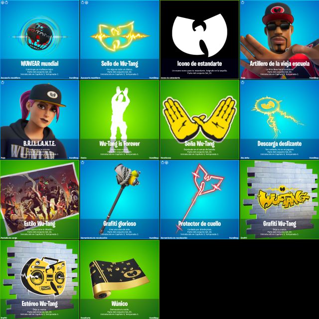 fortnite wu tang clan colaboracion como conseguir los skins