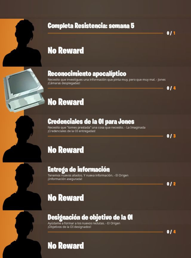 fortnite capitulo 3 temporada 2 desafios misiones resistencia semana 6