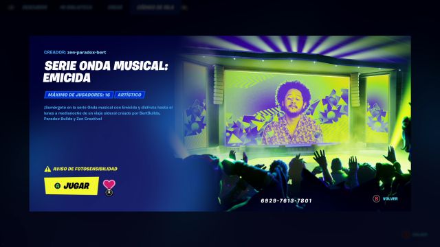 fortnite evento concierto onda musical emicida fechas horarios como ver en directo online