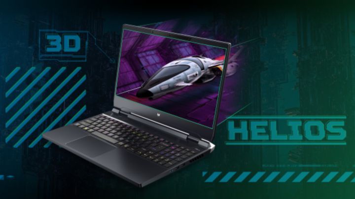 Acer Predator Helios 300 SpatialLabs, el portátil gaming con pantalla 3D estereoscópica sin gafas