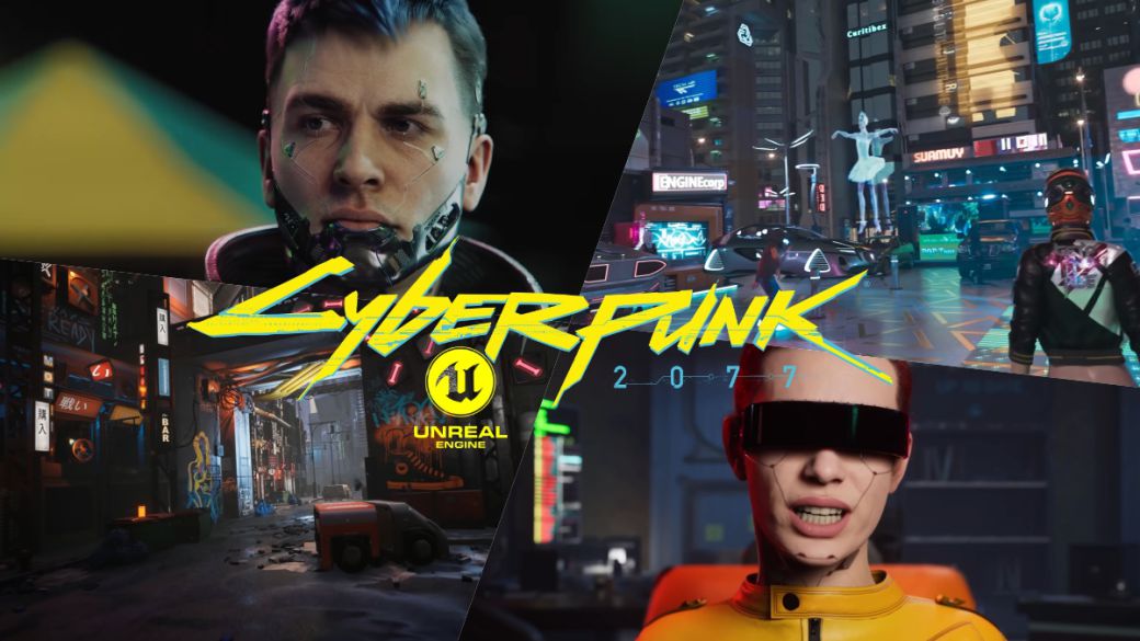 Odtworzyli Cyberpunk 2077 w Unreal Engine 5 i wygląda to imponująco
