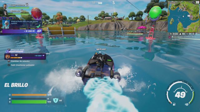 fortnite temporada 3 guia desafios misiones semana 1 desafio mision visita el punto cero en una lancha motora
