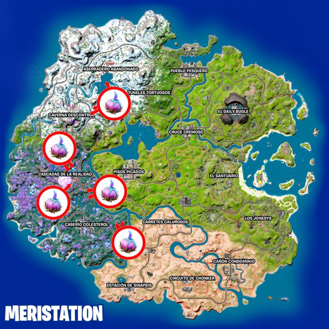fortnite temporada 3 desafios misiones semana 2 desafio mision arranca las malas hierbas de los retoños de la realidad